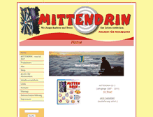 Tablet Screenshot of online-mittendrin.de